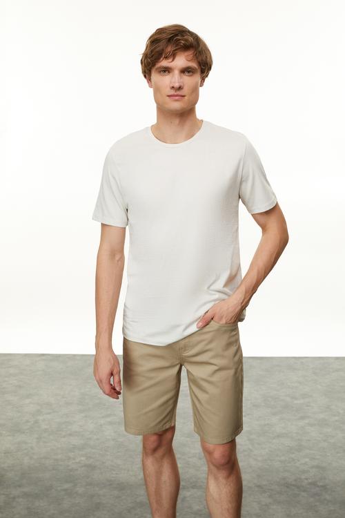  BİSİKLET YAKA KISA KOLLU T-SHIRT