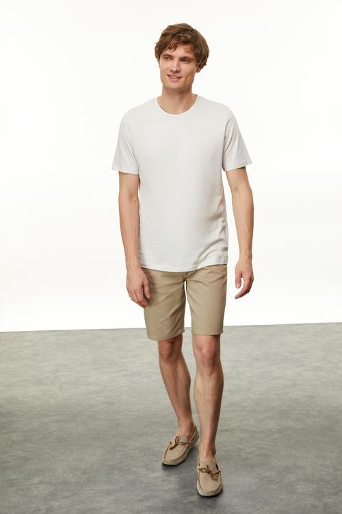  BİSİKLET YAKA KISA KOLLU T-SHIRT