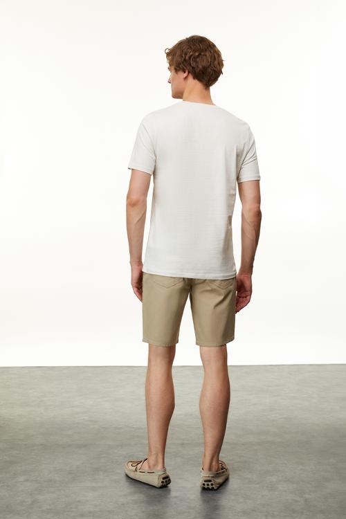  BİSİKLET YAKA KISA KOLLU T-SHIRT