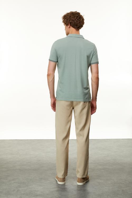  NAKIŞLI POLO YAKA KISA KOLLU T-SHIRT