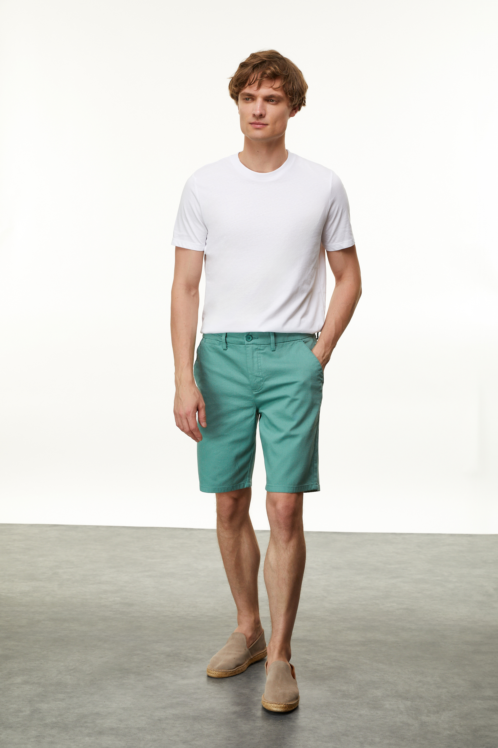 STRAIGHT FIT CHINO ŞORT