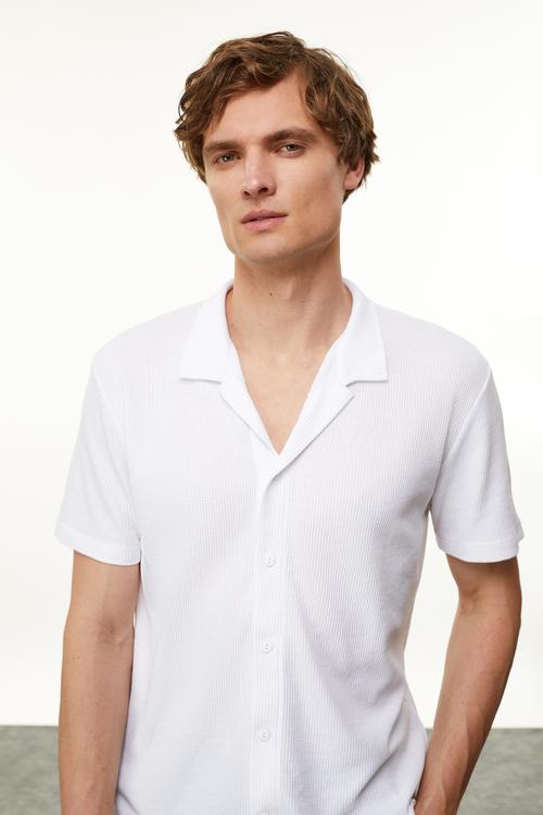  DOKULU REGULAR FIT GÖMLEK