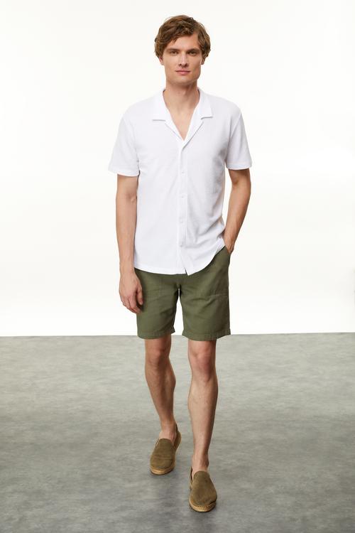  DOKULU REGULAR FIT GÖMLEK