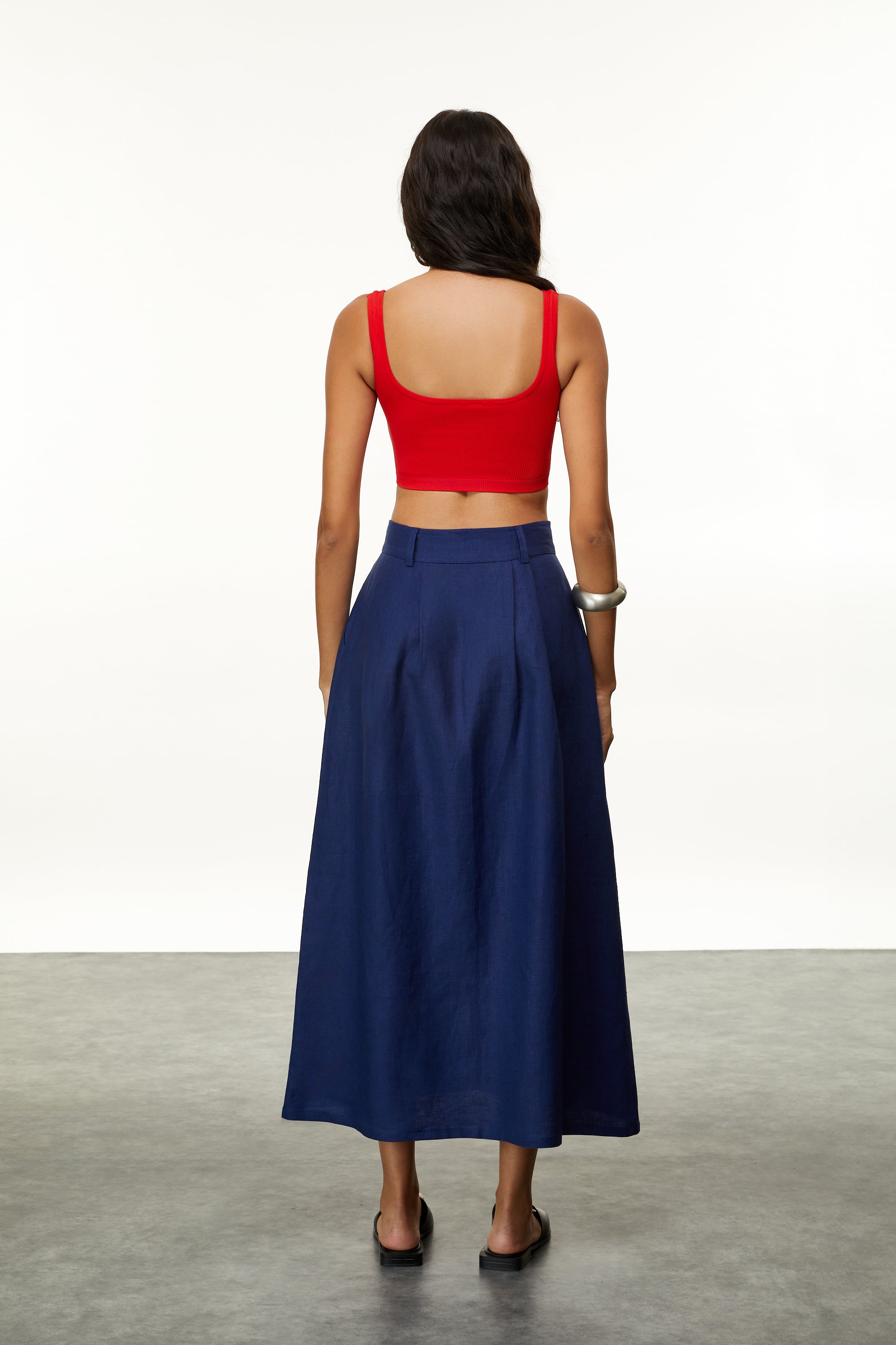 AÇIK YAKA CROP ATLET