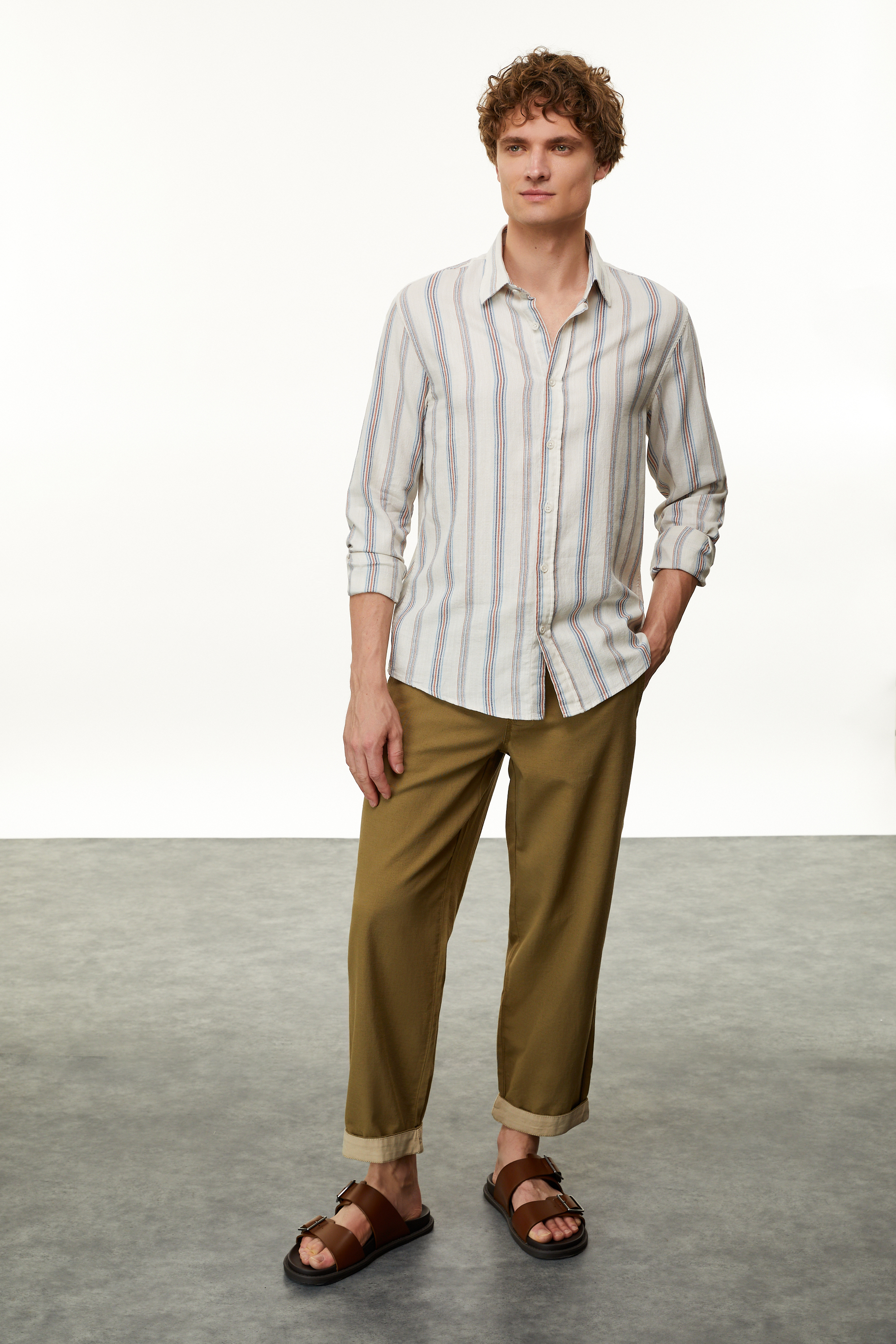 ÇİZGİLİ REGULAR FIT GÖMLEK