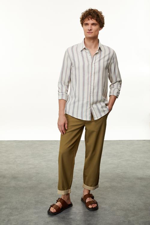  ÇİZGİLİ REGULAR FIT GÖMLEK