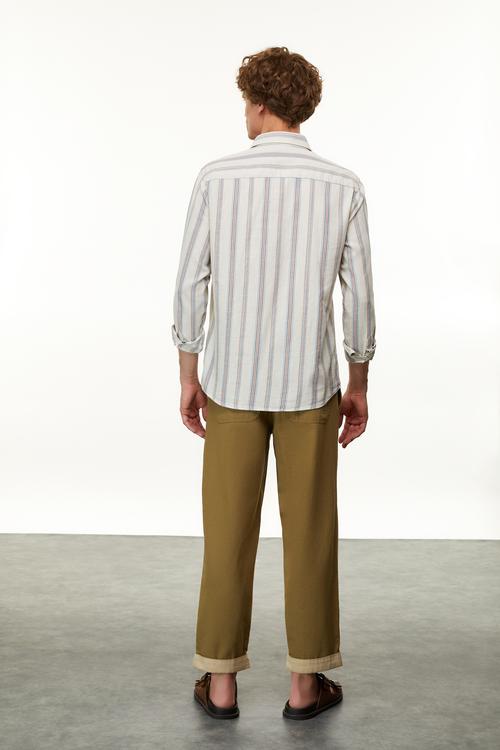  ÇİZGİLİ REGULAR FIT GÖMLEK