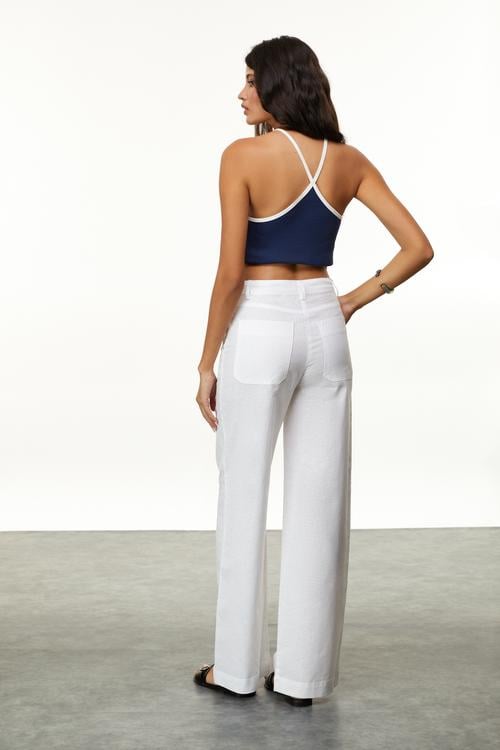  KETEN KARIŞIMLI PANTOLON