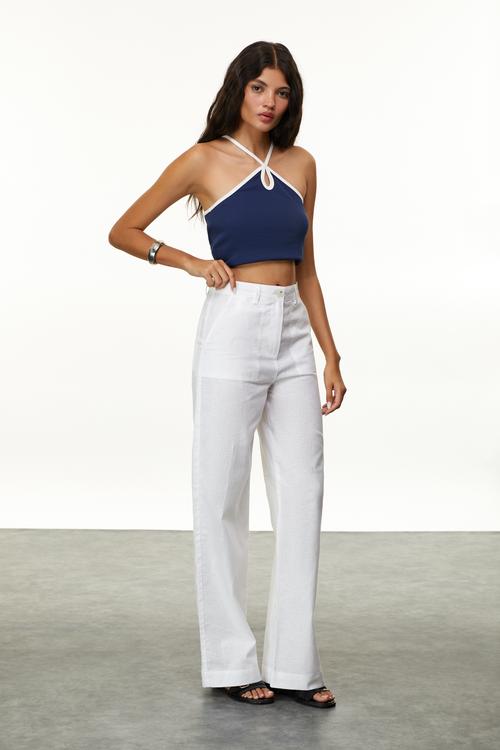  KETEN KARIŞIMLI PANTOLON