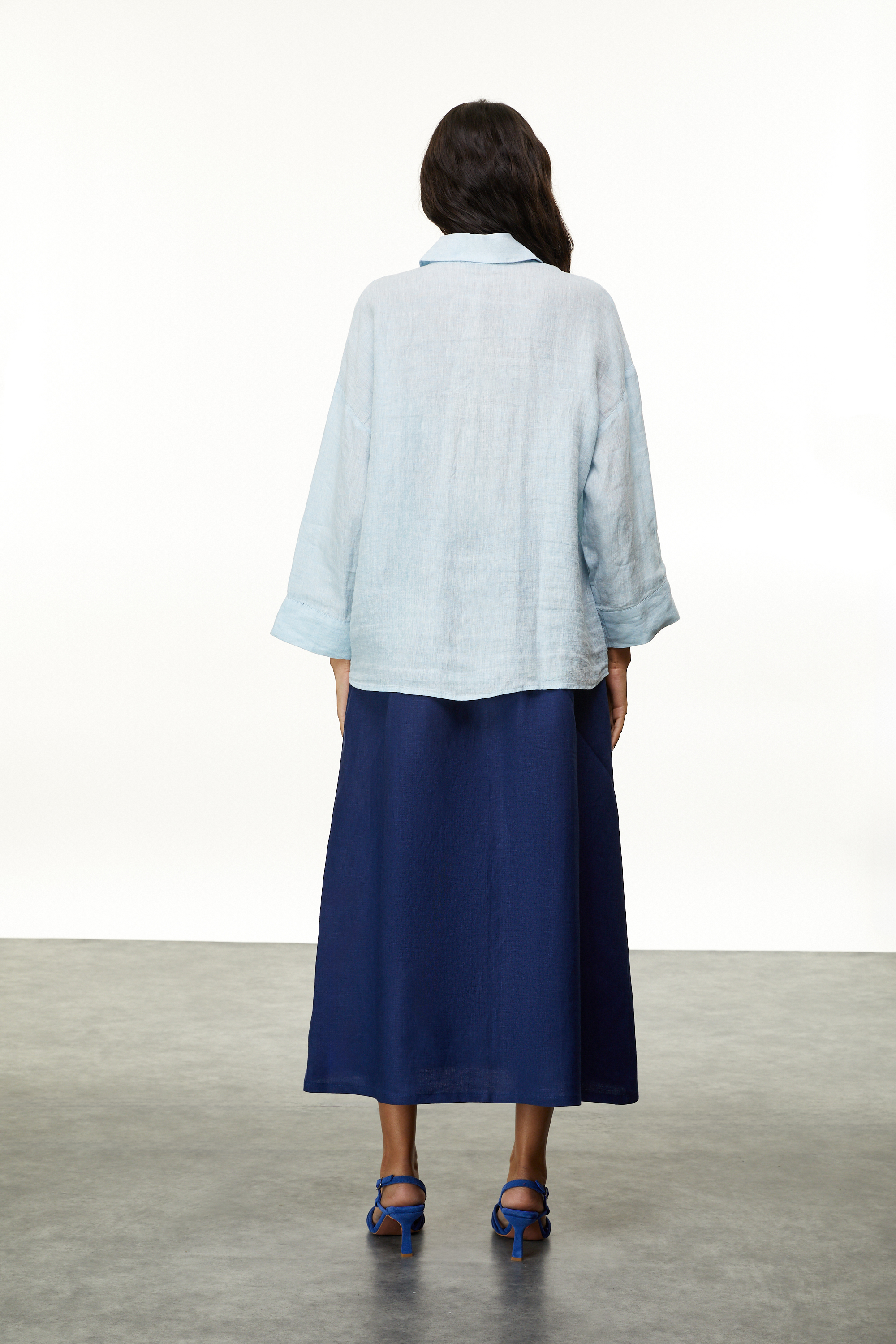 OVERSIZE KETEN GÖMLEK