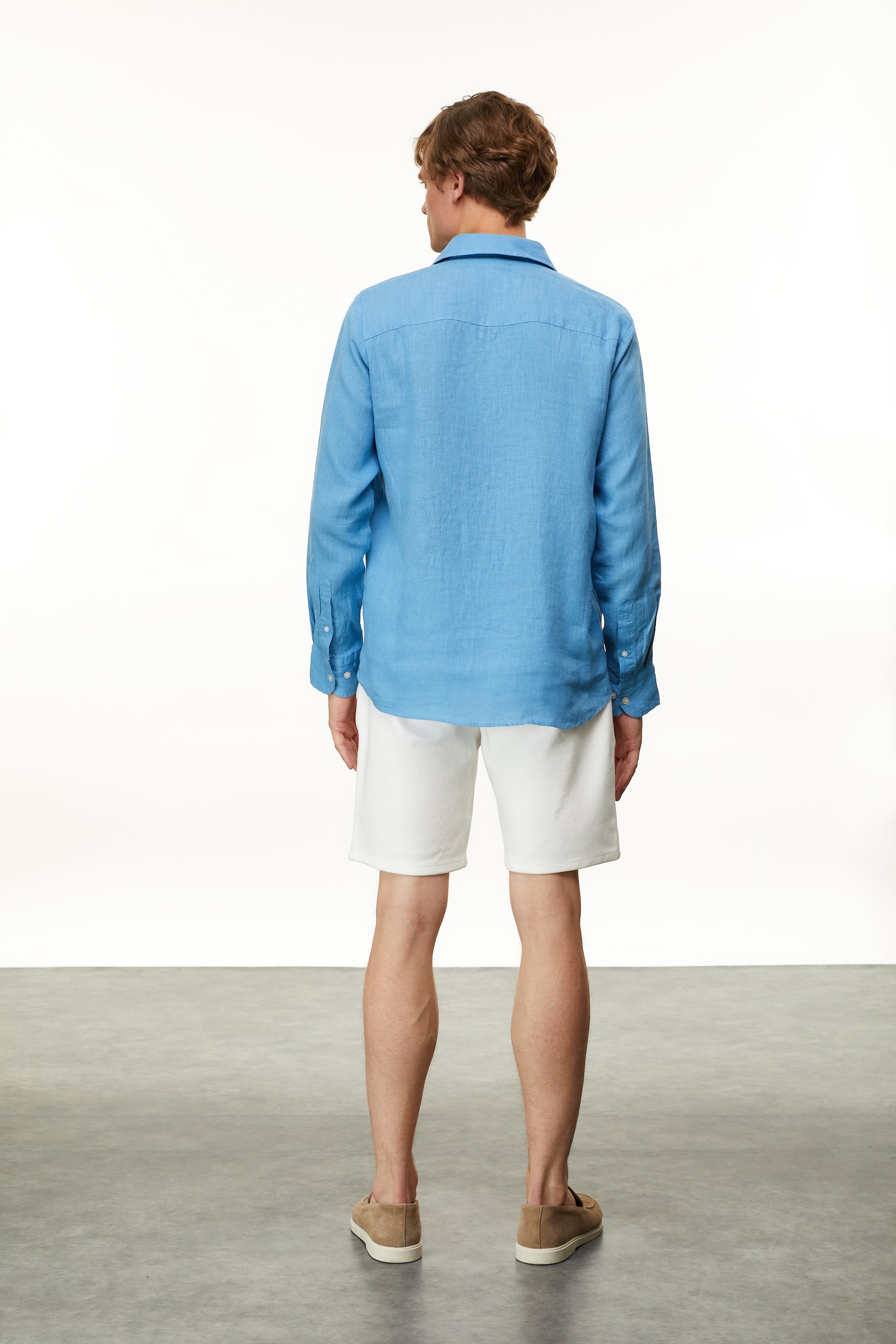 KETEN REGULAR FIT GÖMLEK