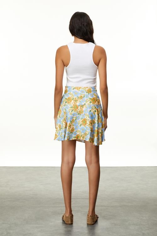  ÇİÇEKLİ MİNİ ETEK