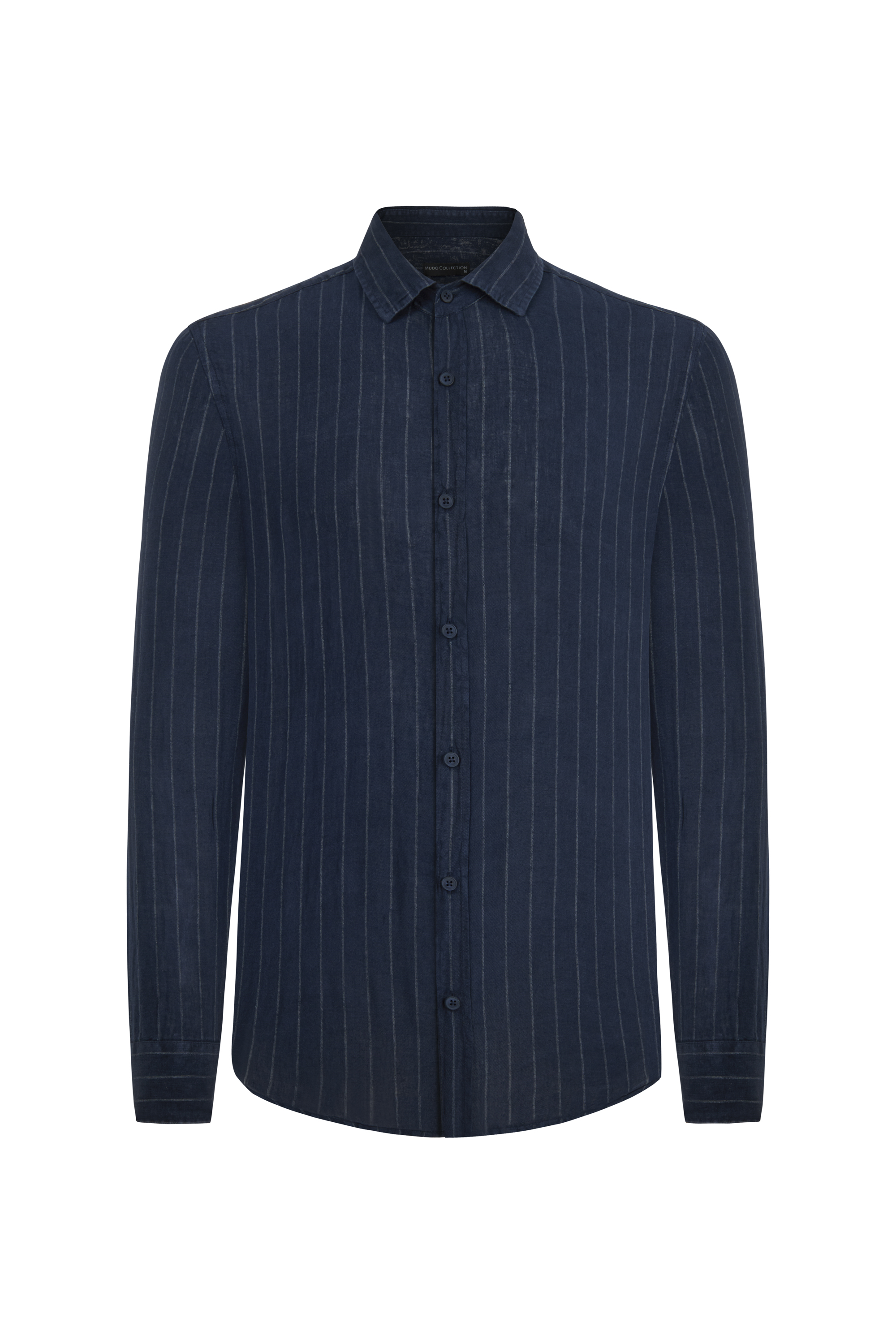 ÇİZGİLİ KETEN GÖMLEK