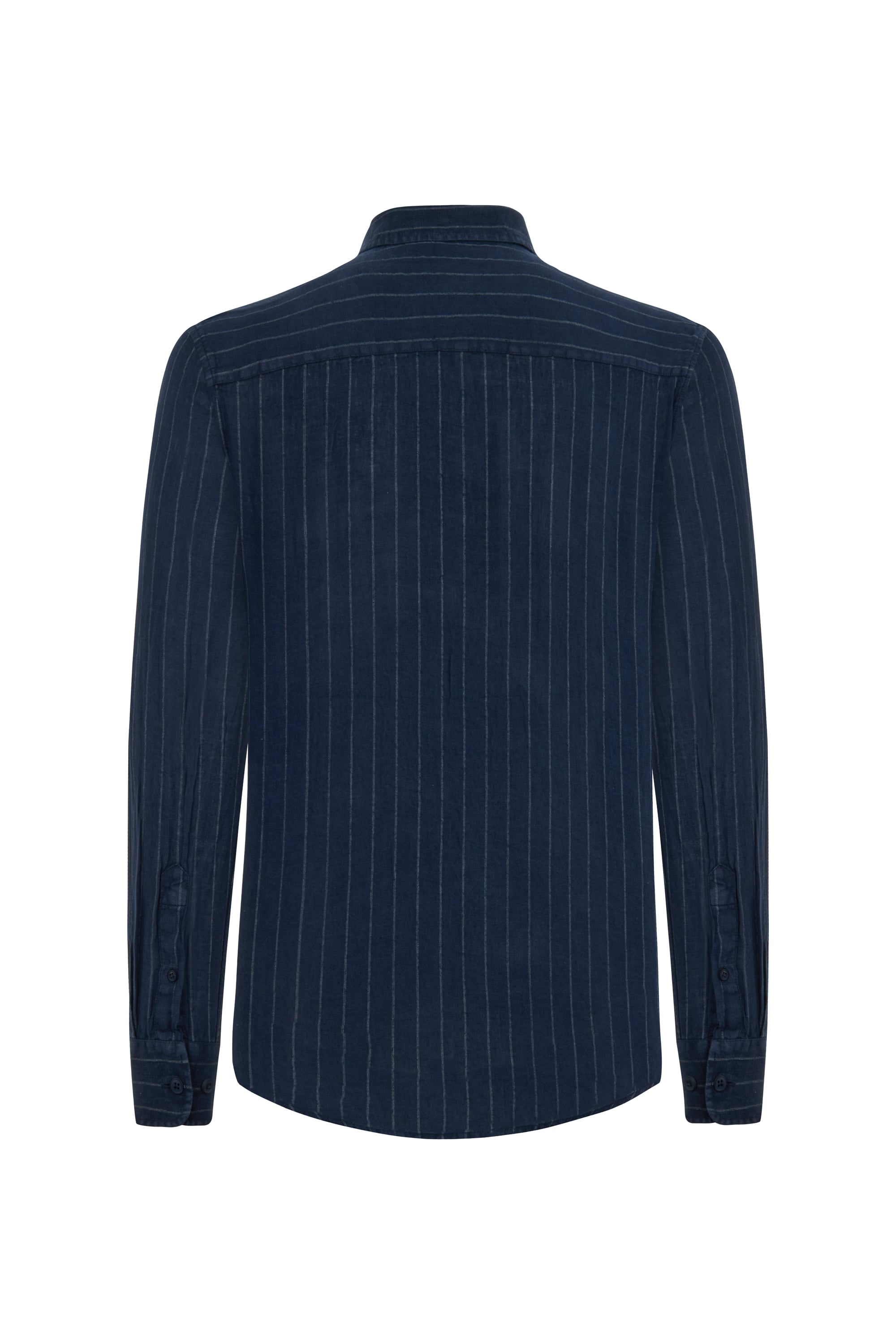 ÇİZGİLİ KETEN GÖMLEK