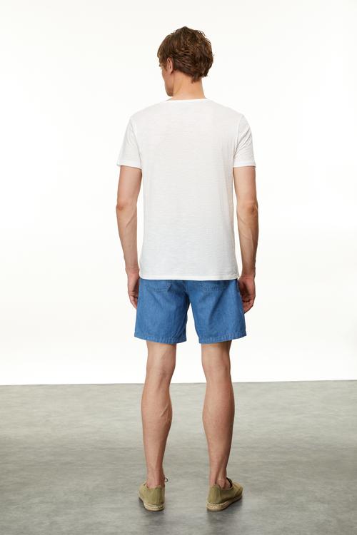  BİSİKLET YAKA KISA KOLLU T-SHIRT