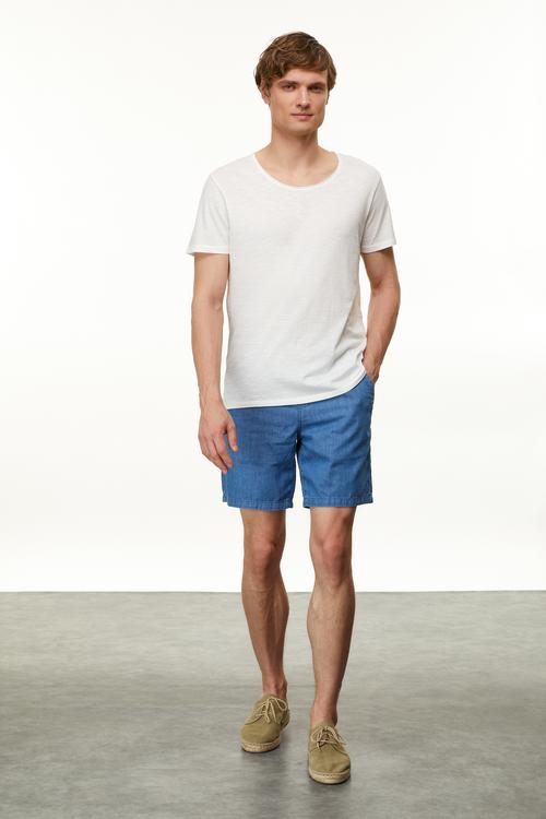  BİSİKLET YAKA KISA KOLLU T-SHIRT