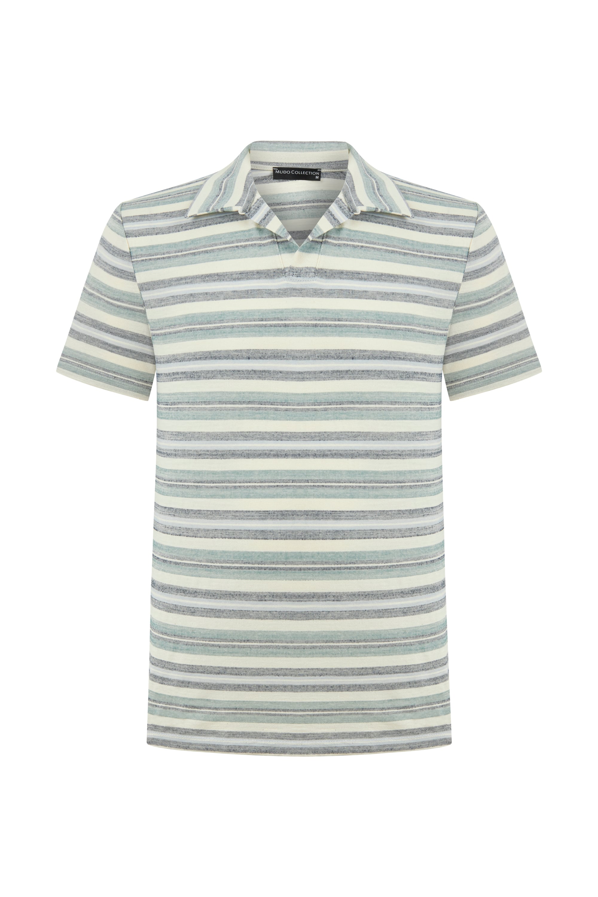 POLO YAKA ÇİZGİLİ T-SHIRT