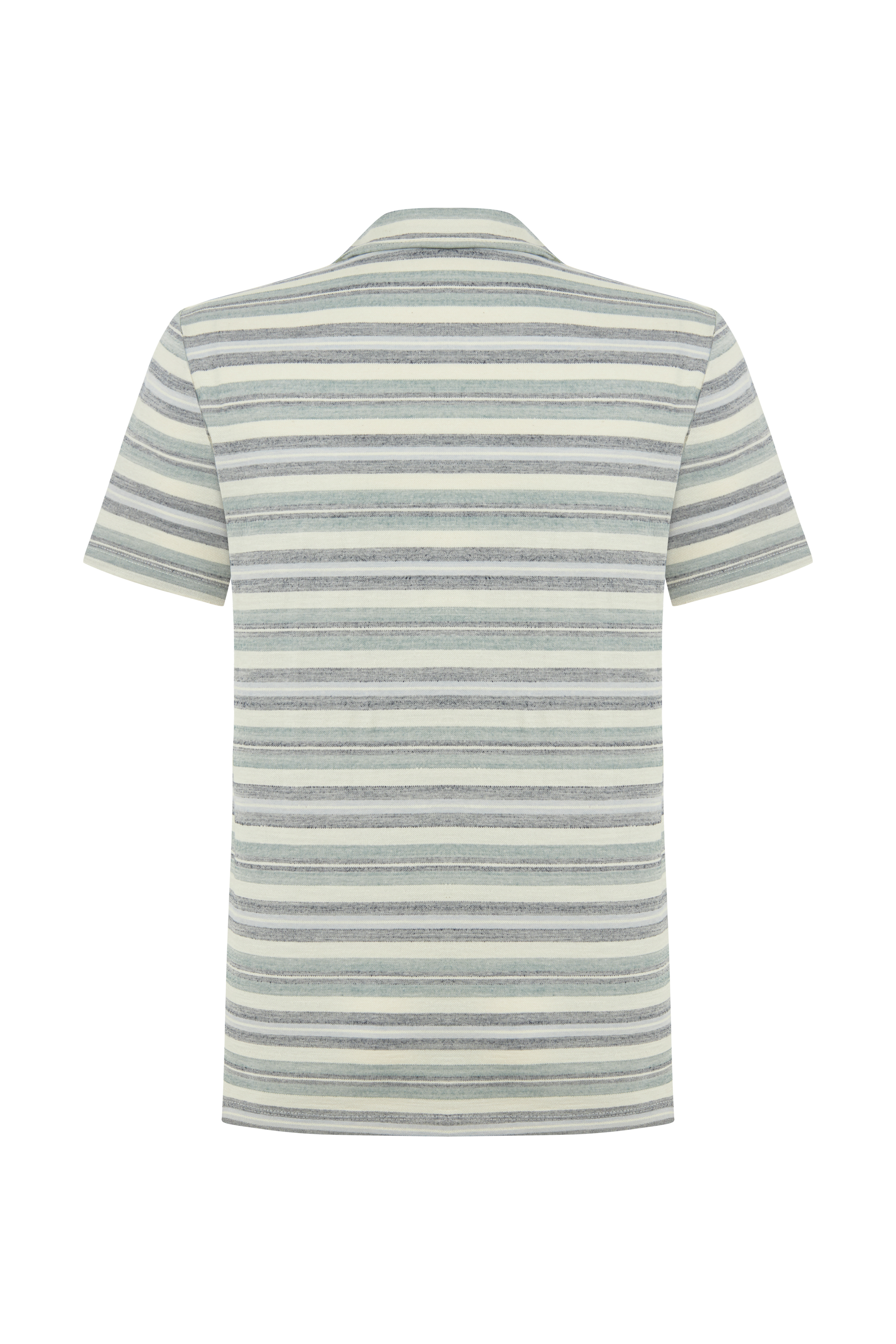 POLO YAKA ÇİZGİLİ T-SHIRT