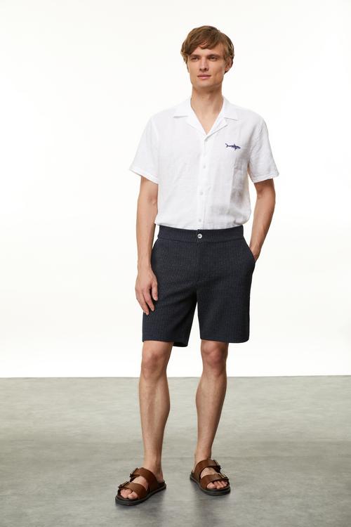  ÇİZGİLİ KISA ŞORT