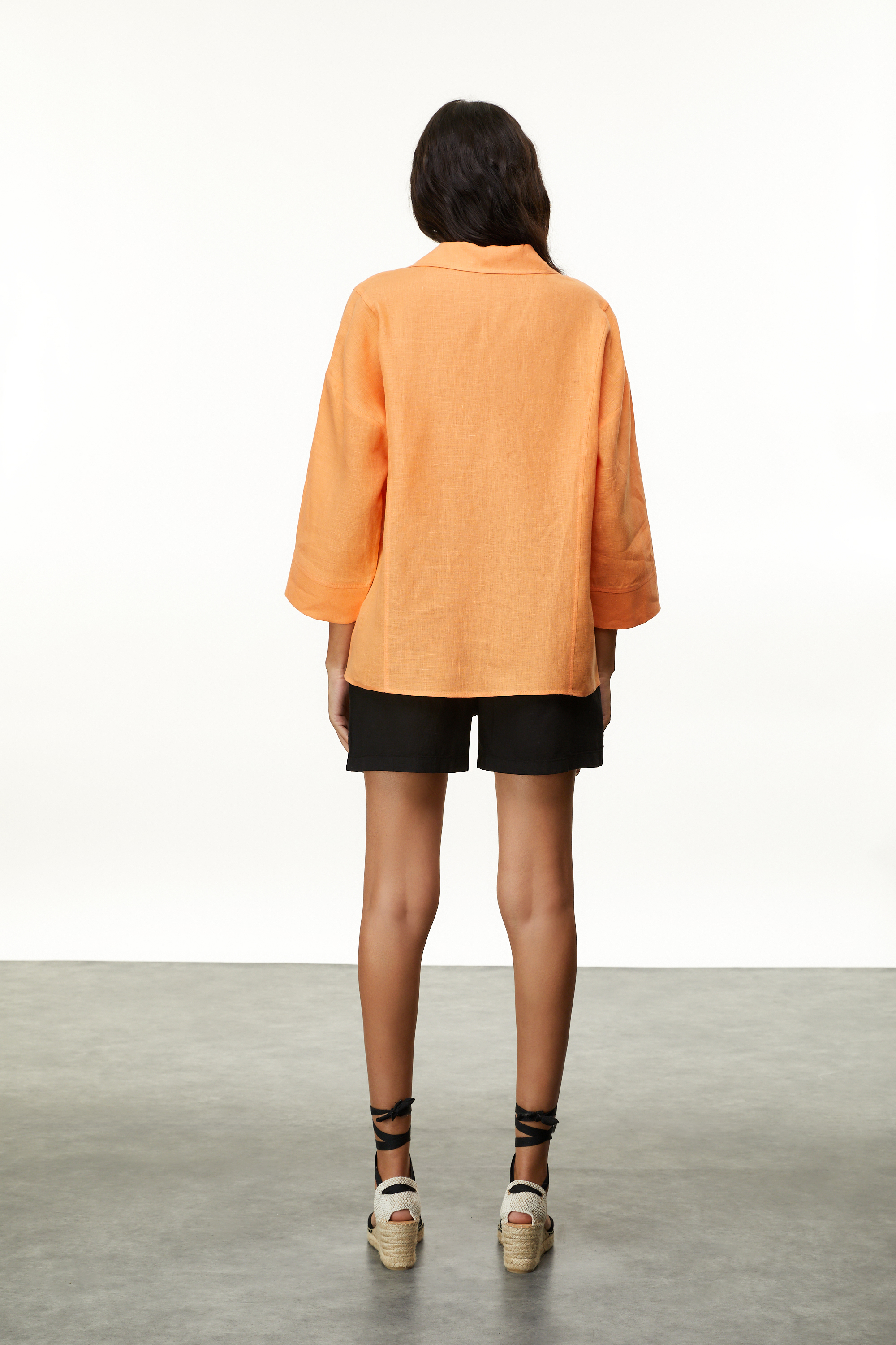 KETEN OVERSIZE GÖMLEK