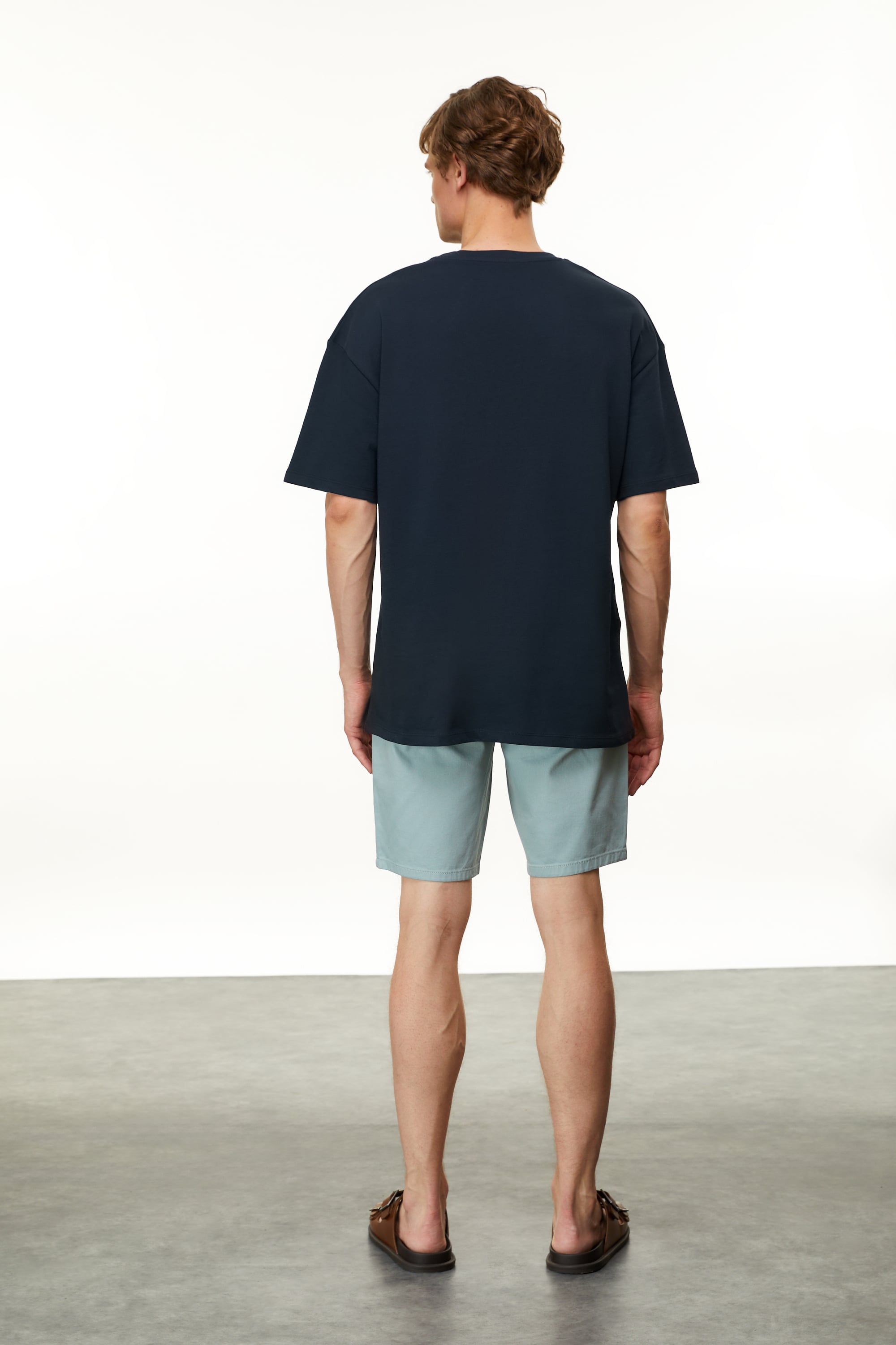 MARİN BASKILI BİSİKLET YAKA T-SHIRT