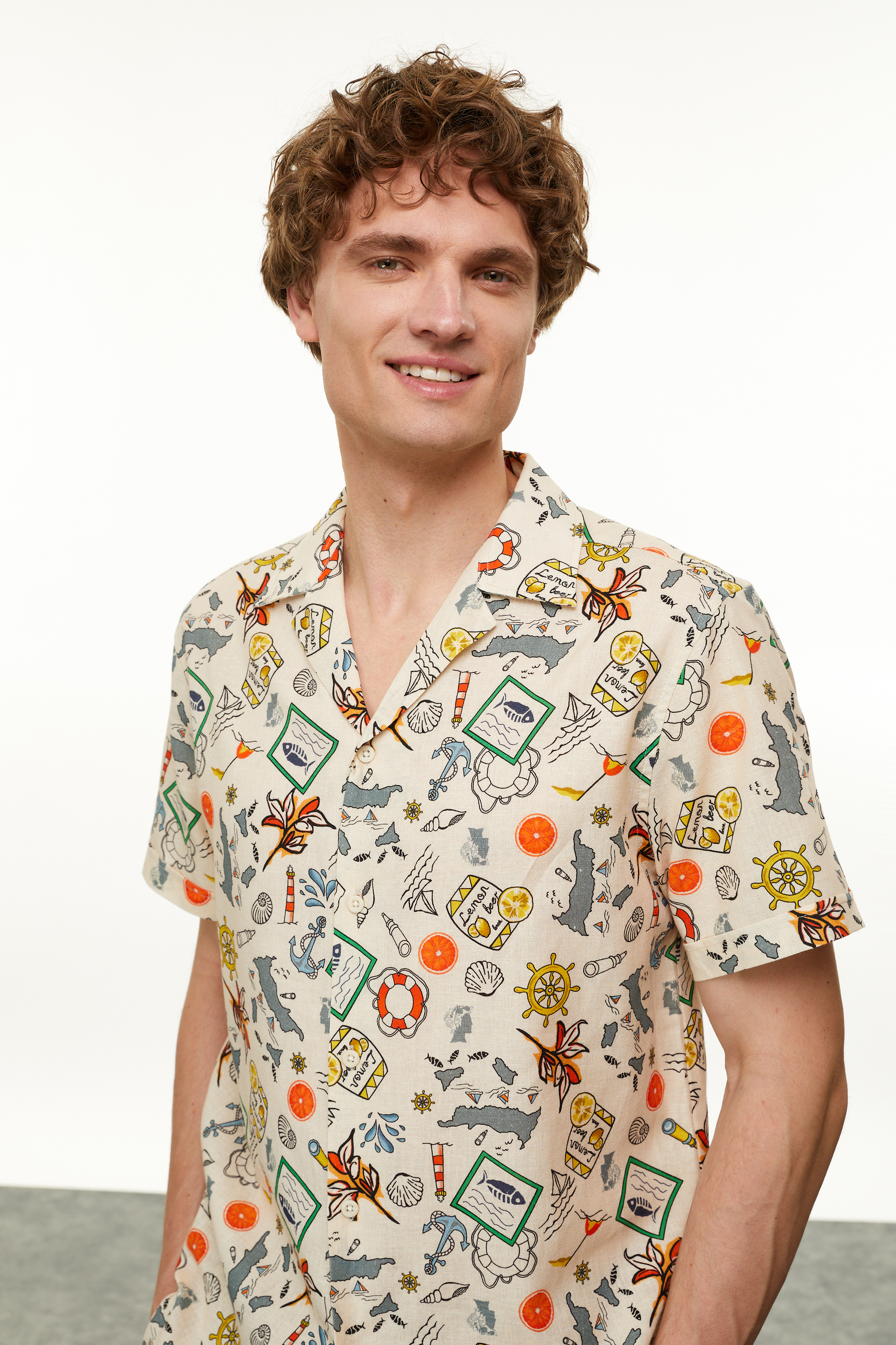 REGULAR FIT BASKILI GÖMLEK