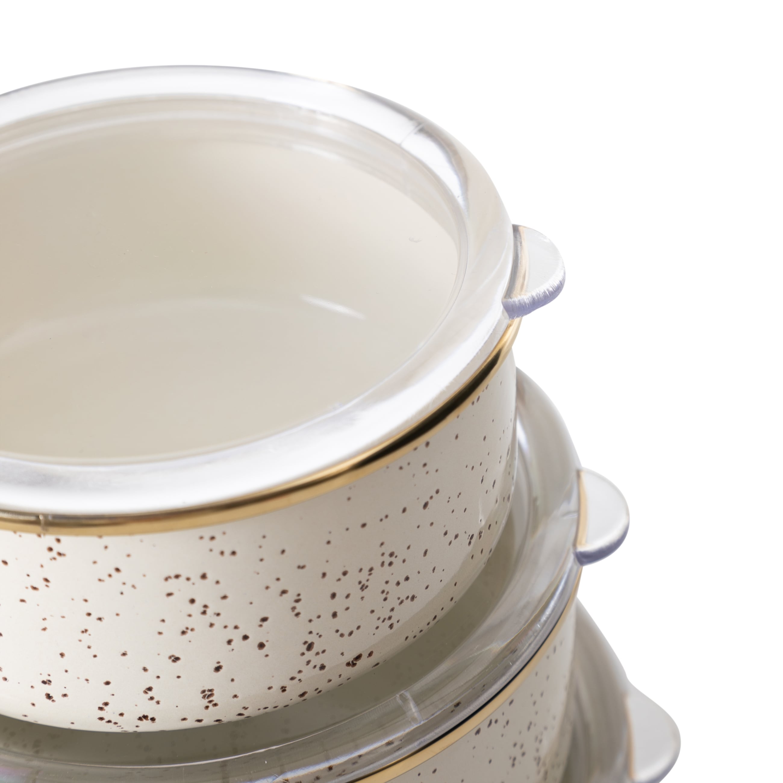 VINTAGE ENAMEL 3LÜ SAKLAMA KABI