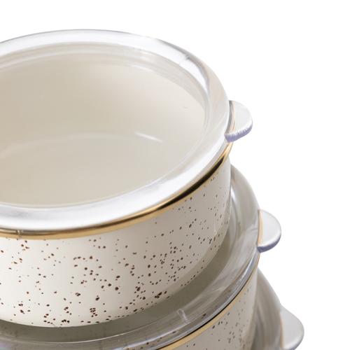  VINTAGE ENAMEL 3LÜ SAKLAMA KABI