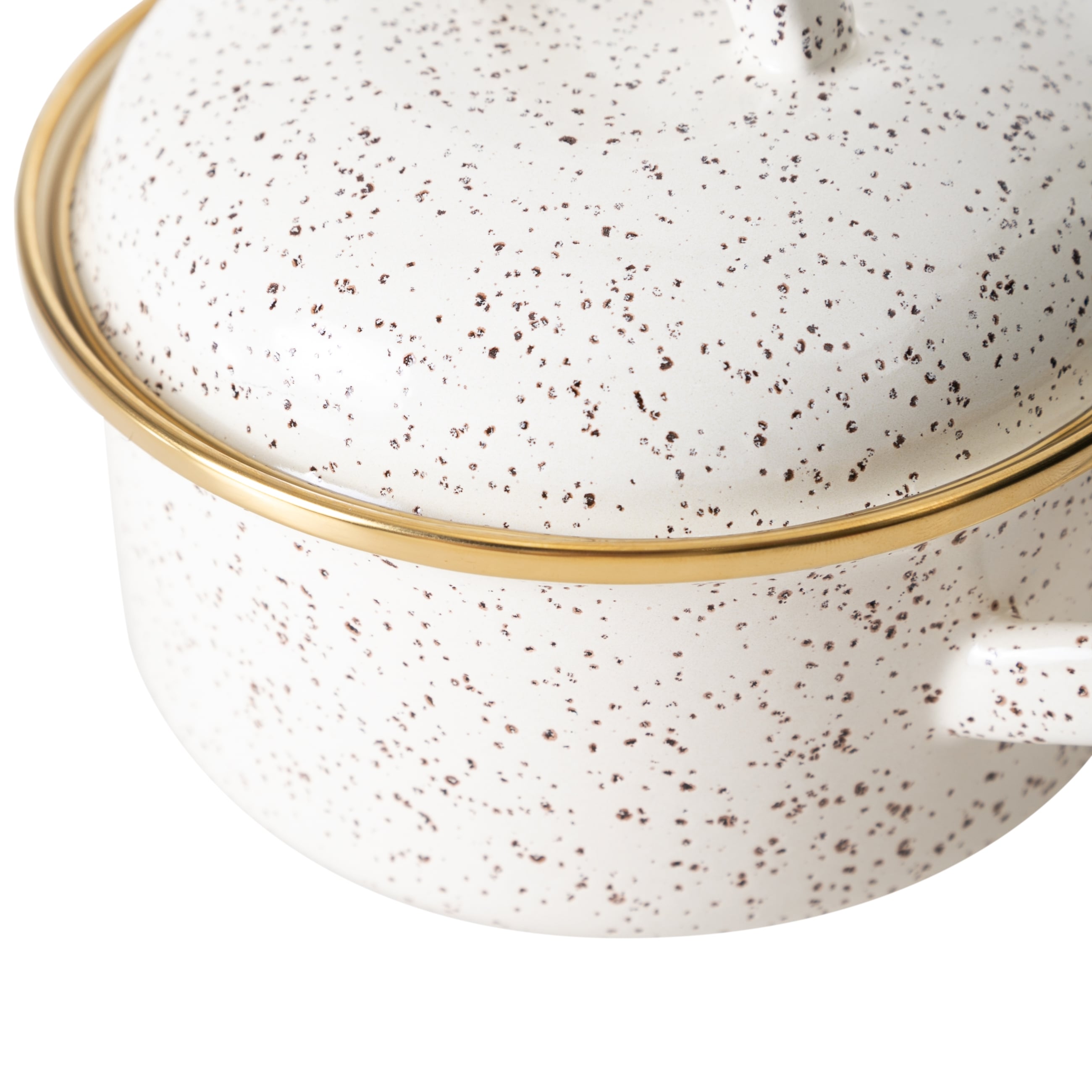 VINTAGE ENAMEL DERİN TENCERE 14 CM