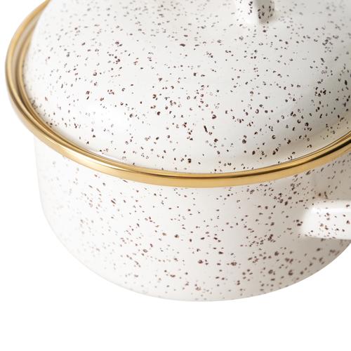  VINTAGE ENAMEL DERİN TENCERE 14 CM