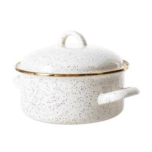  VINTAGE ENAMEL DERİN TENCERE 18 CM