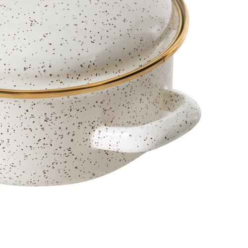  VINTAGE ENAMEL DERİN TENCERE 18 CM