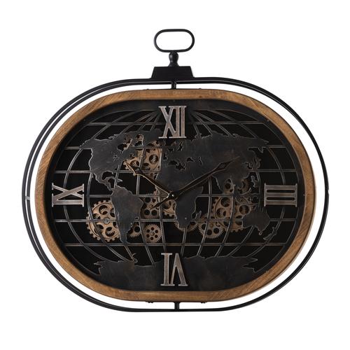  WORLD ÇARKLI DUVAR SAATİ 87X81X8CM