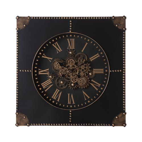  FALUN ÇARKLI DUVAR SAATİ 80X5CM