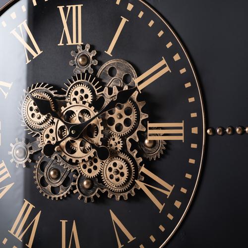  FALUN ÇARKLI DUVAR SAATİ 80X5CM