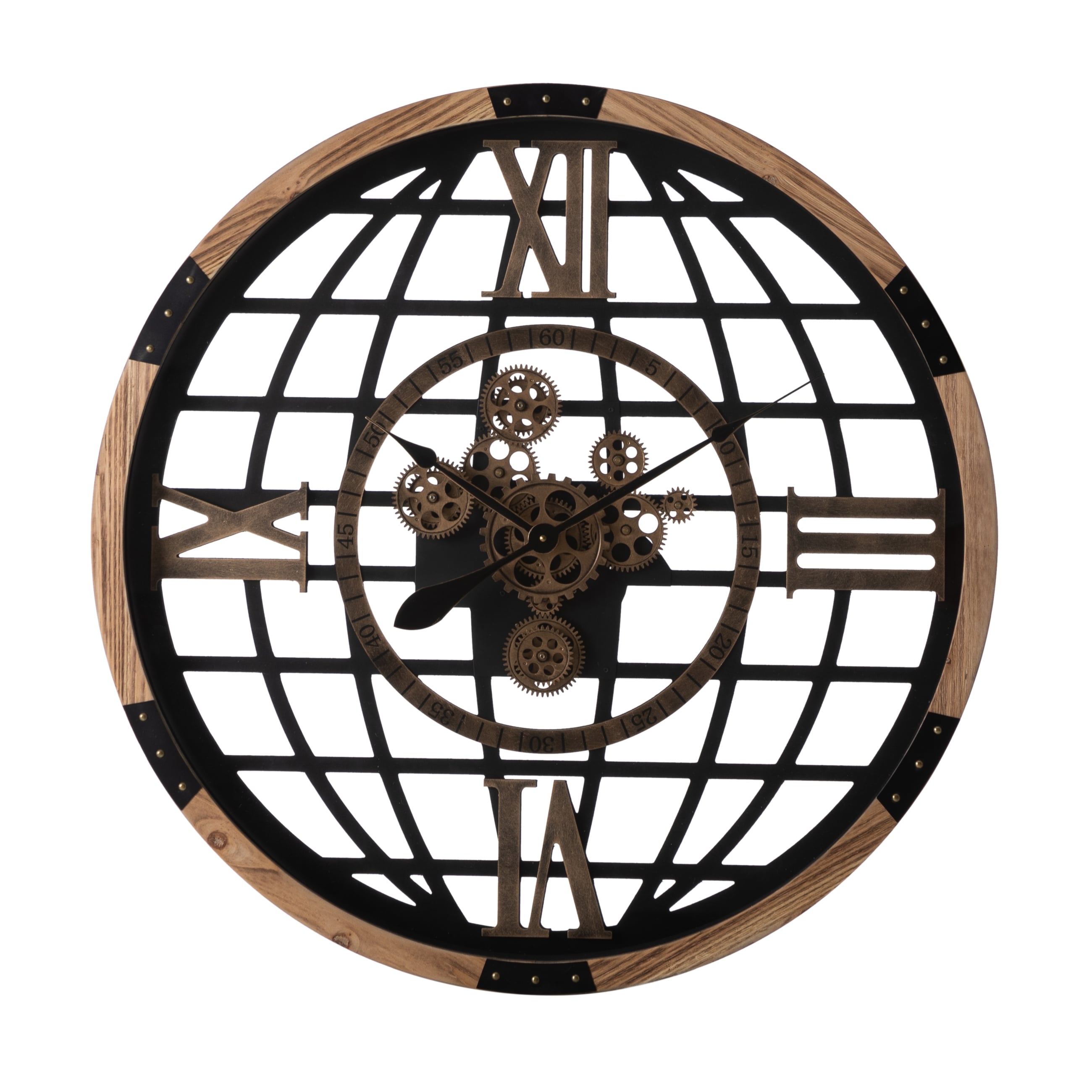 VISBY ÇARKLI DUVAR SAATİ 82X8CM