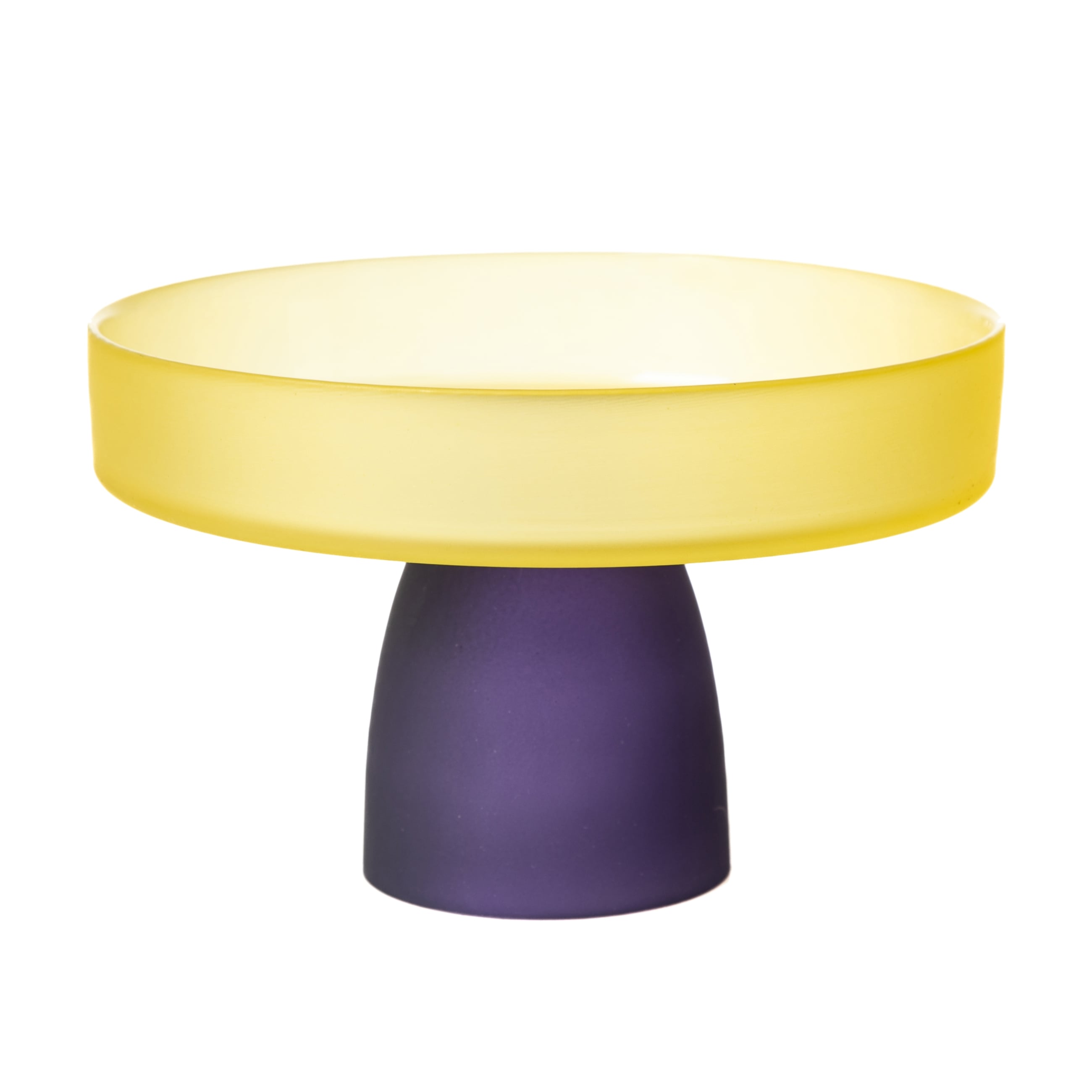 COLORS AYAKLI CAM SUNUM 18CM- SARI