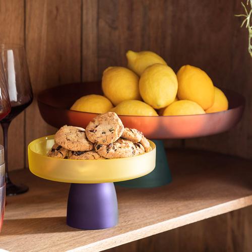  COLORS AYAKLI CAM SUNUM 18CM- SARI