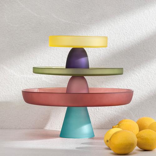  COLORS AYAKLI CAM SUNUM 28CM -YEŞİL