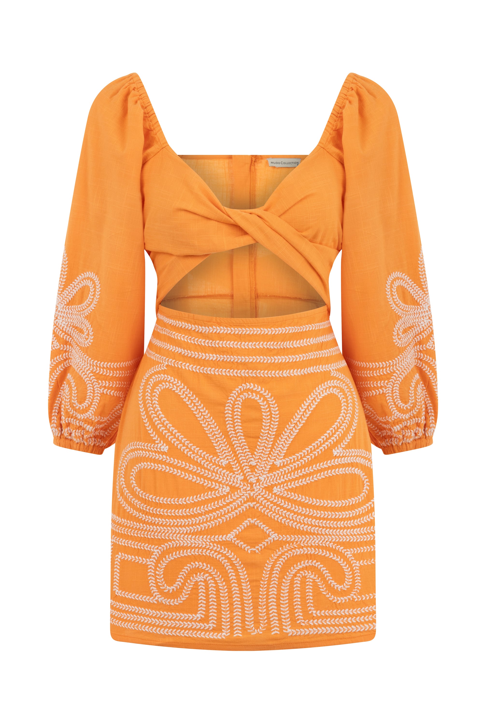 ETNİK NAKIŞLI MİNİ ELBİSE