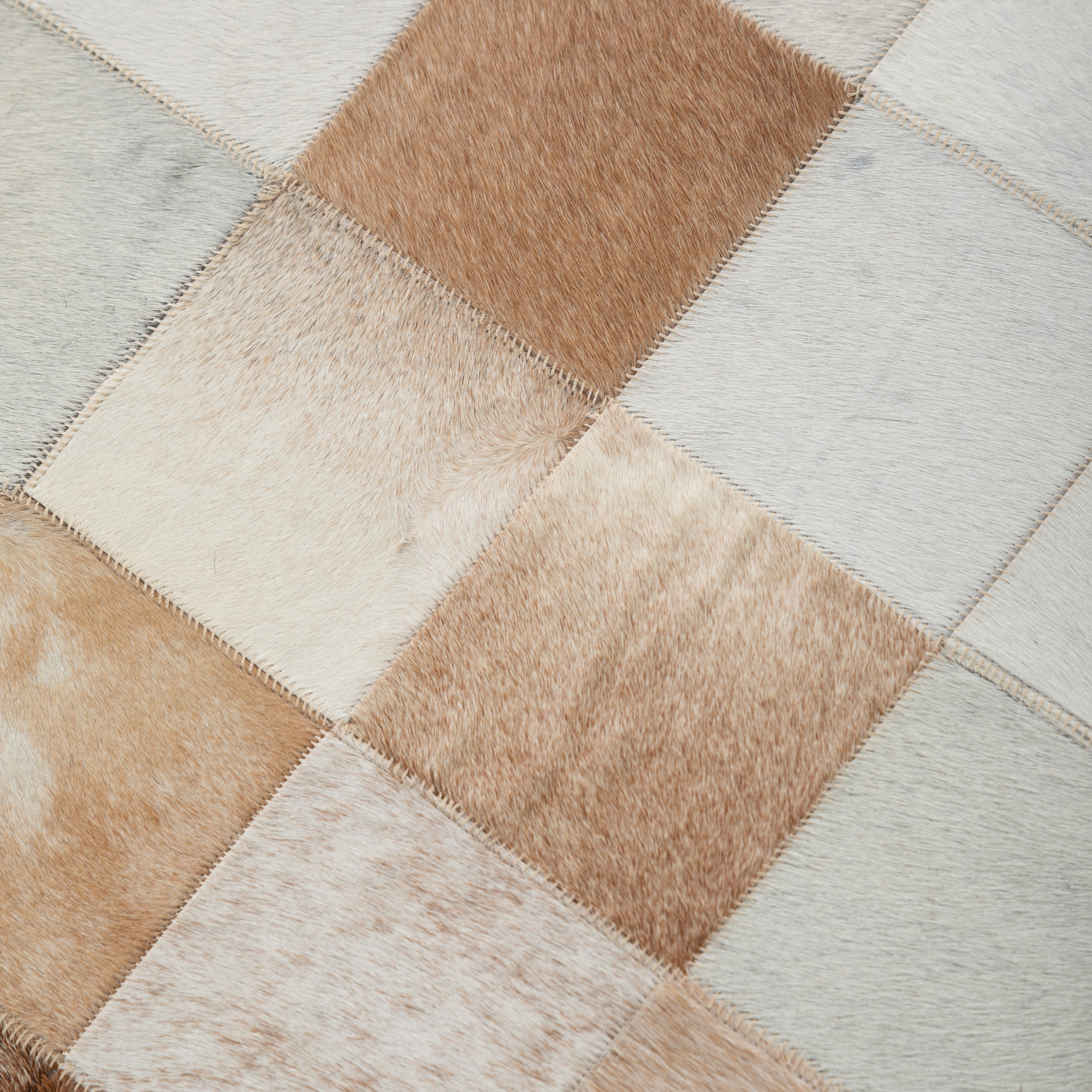 DIAMOND DERİ HALI EKRU BEJ 160X230