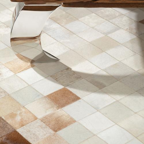  DIAMOND DERİ HALI EKRU BEJ 160X230