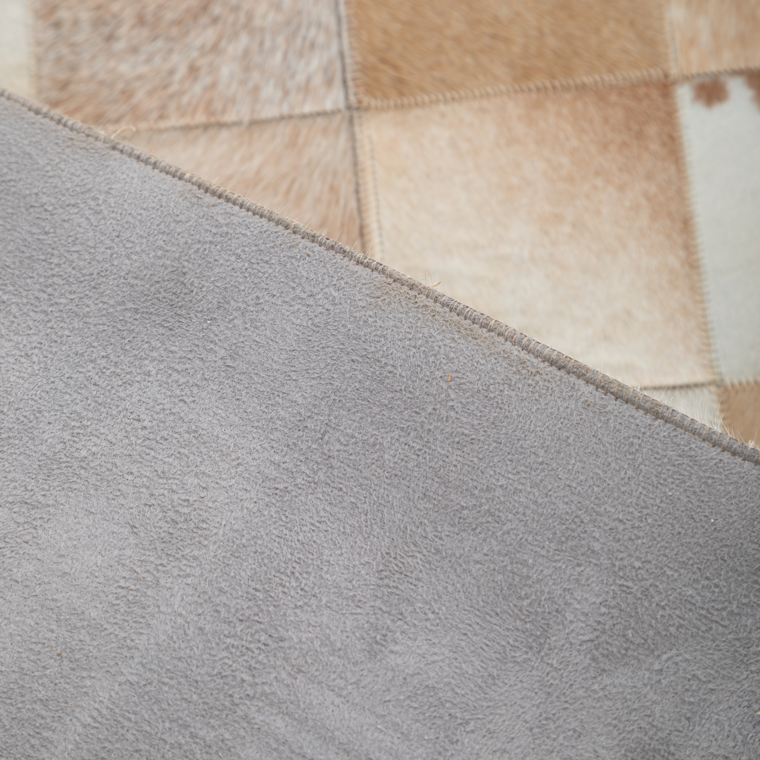 DIAMOND DERİ HALI EKRU KAHVE 160X230