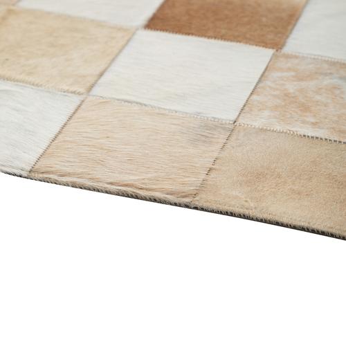  DIAMOND DERİ HALI EKRU KAHVE 160X230