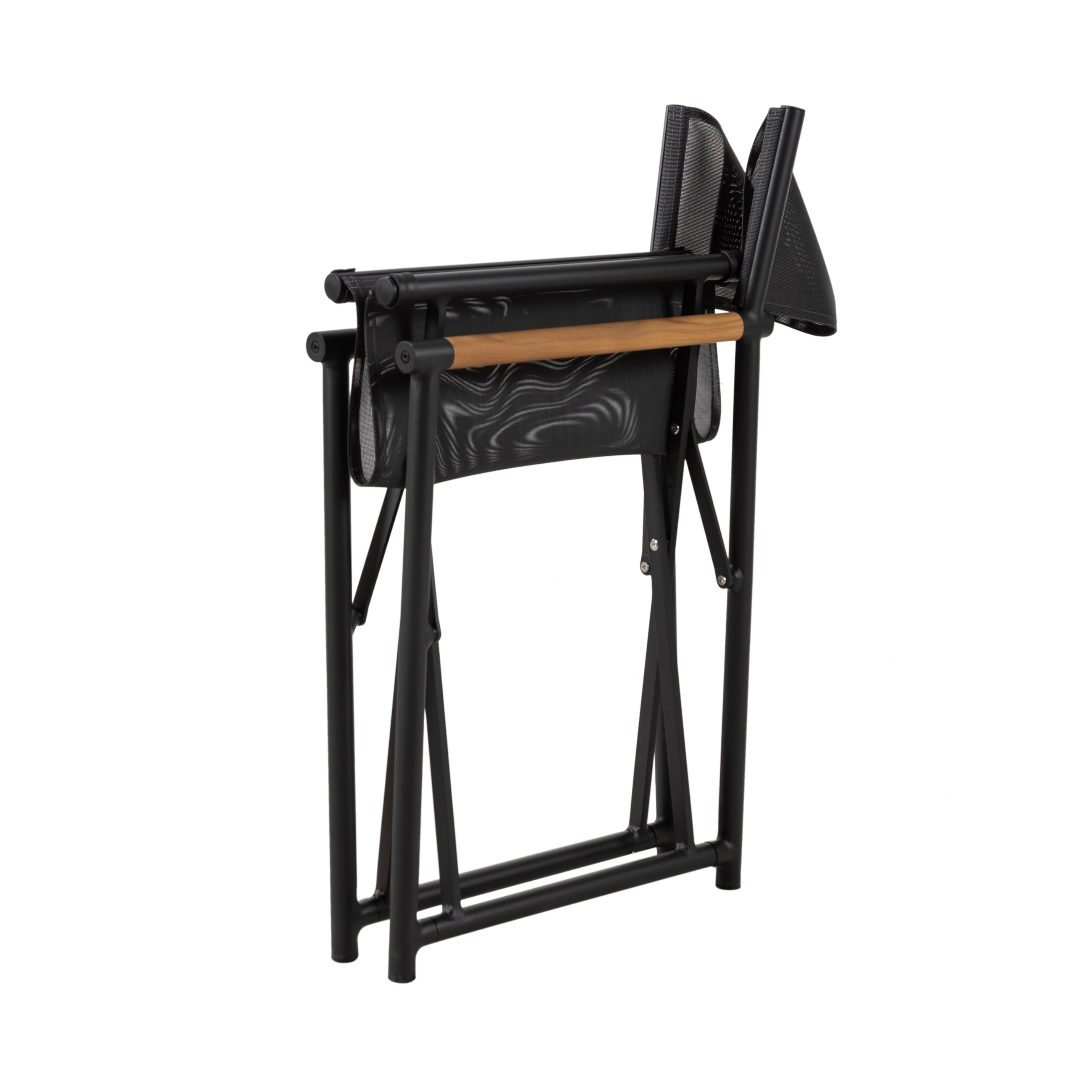 GUSTA TEAK  REJISOR SANDALYESİ SİYAH