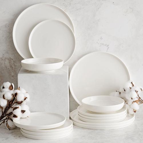 EPHESUS WHITE  PASTA TABAĞI SETİ 6LI -20CM