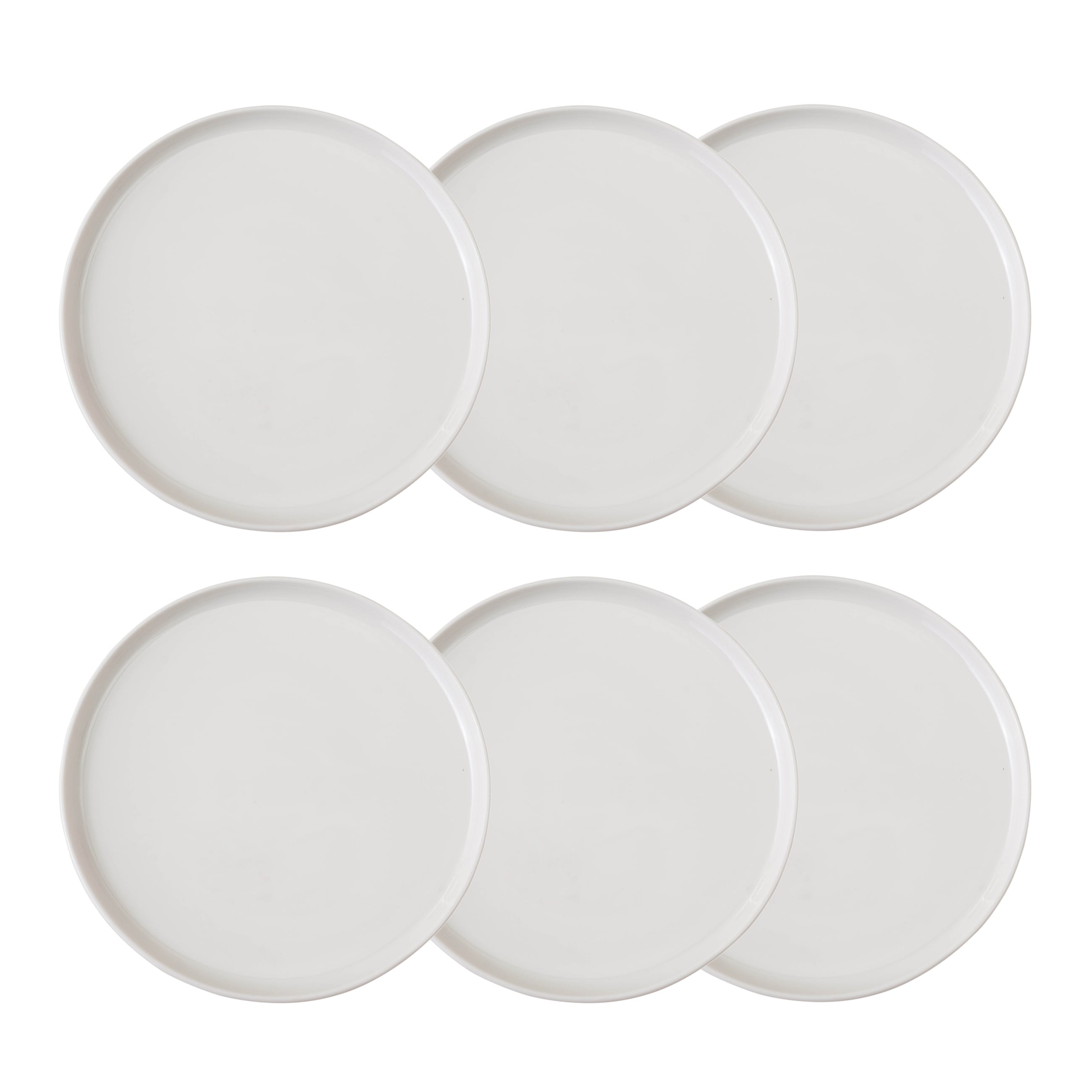 EPHESUS WHITE  PASTA TABAĞI SETİ 6LI -20CM