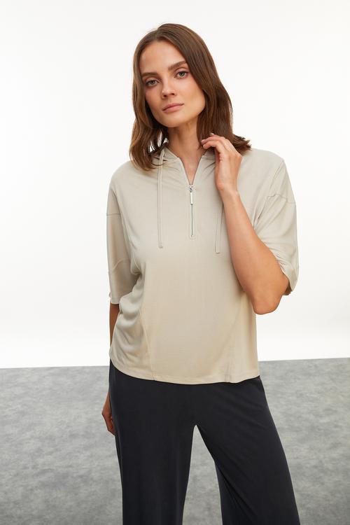  MODAL KARIŞIMLI OVERSIZE KAPÜŞONLU SWEATSHIRT