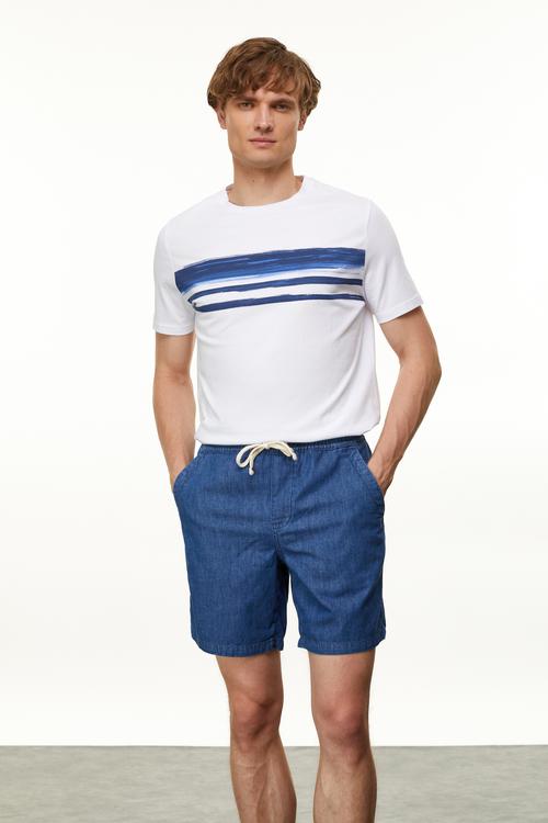  STRAIGHT FIT BAĞLAMALI ŞORT