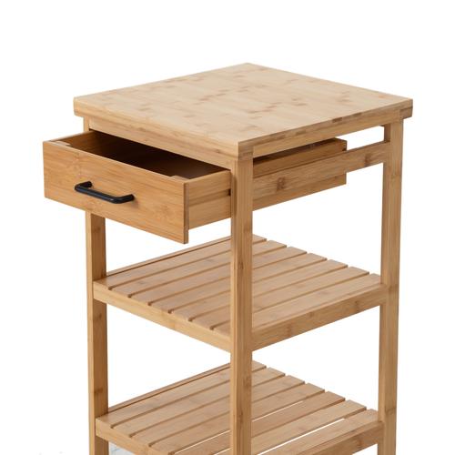  BOHO BAMBU ÇEKMECELİ ETAJER